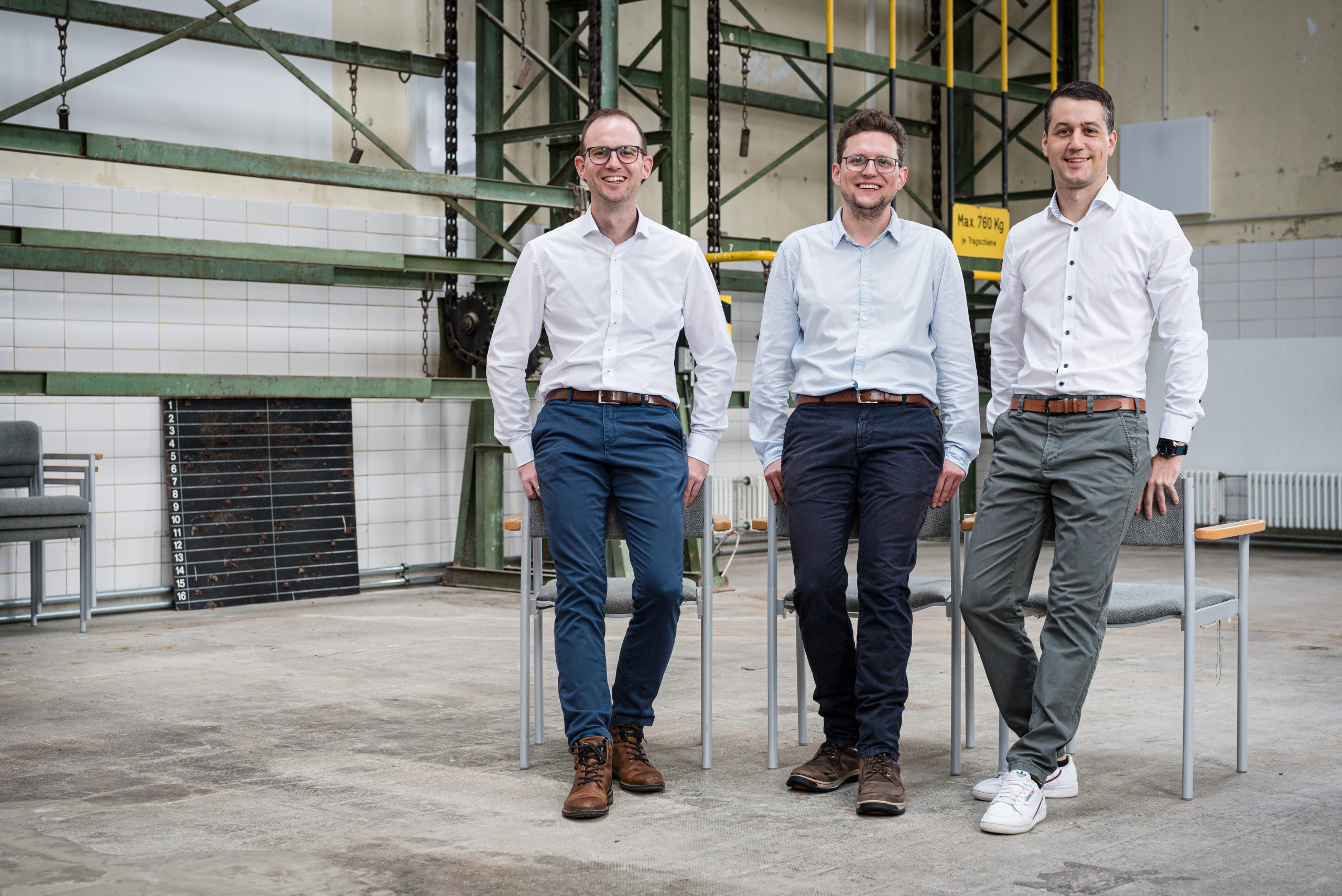 Das Gründerteam von FLECS: Patric Scholz, Alexander Reichert und Samuel Greising