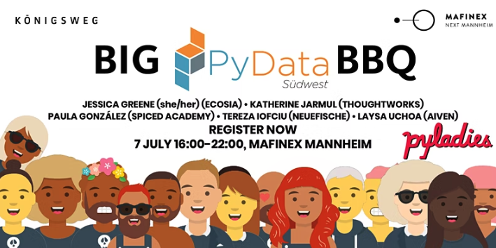 The fourth edition of the annual Big PyData BBQ offers besides talks a lot of time for networking over a delicious BBQ