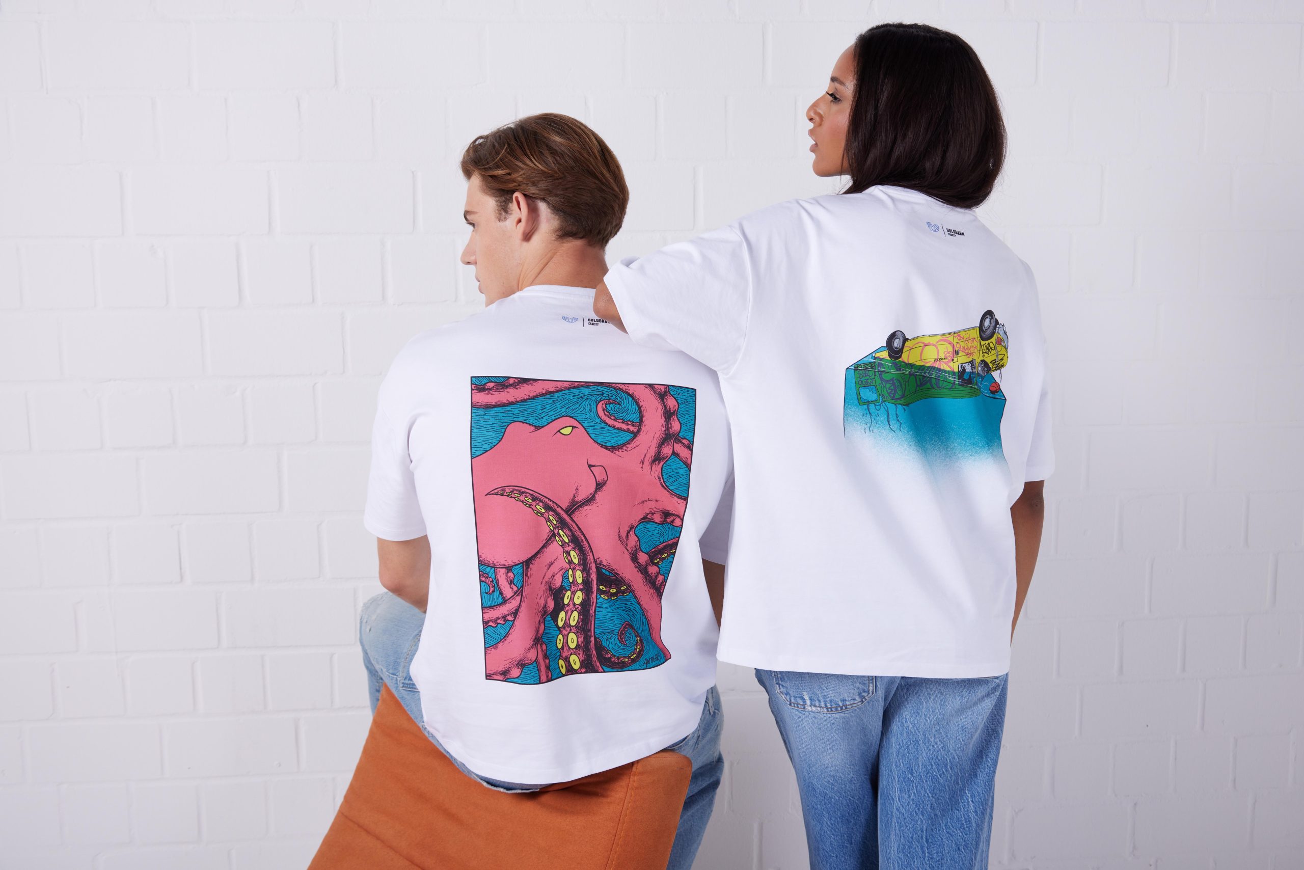 Charity Shirt von den Mannheimer Künstlern der Siebdruckwerkstatt Antighost