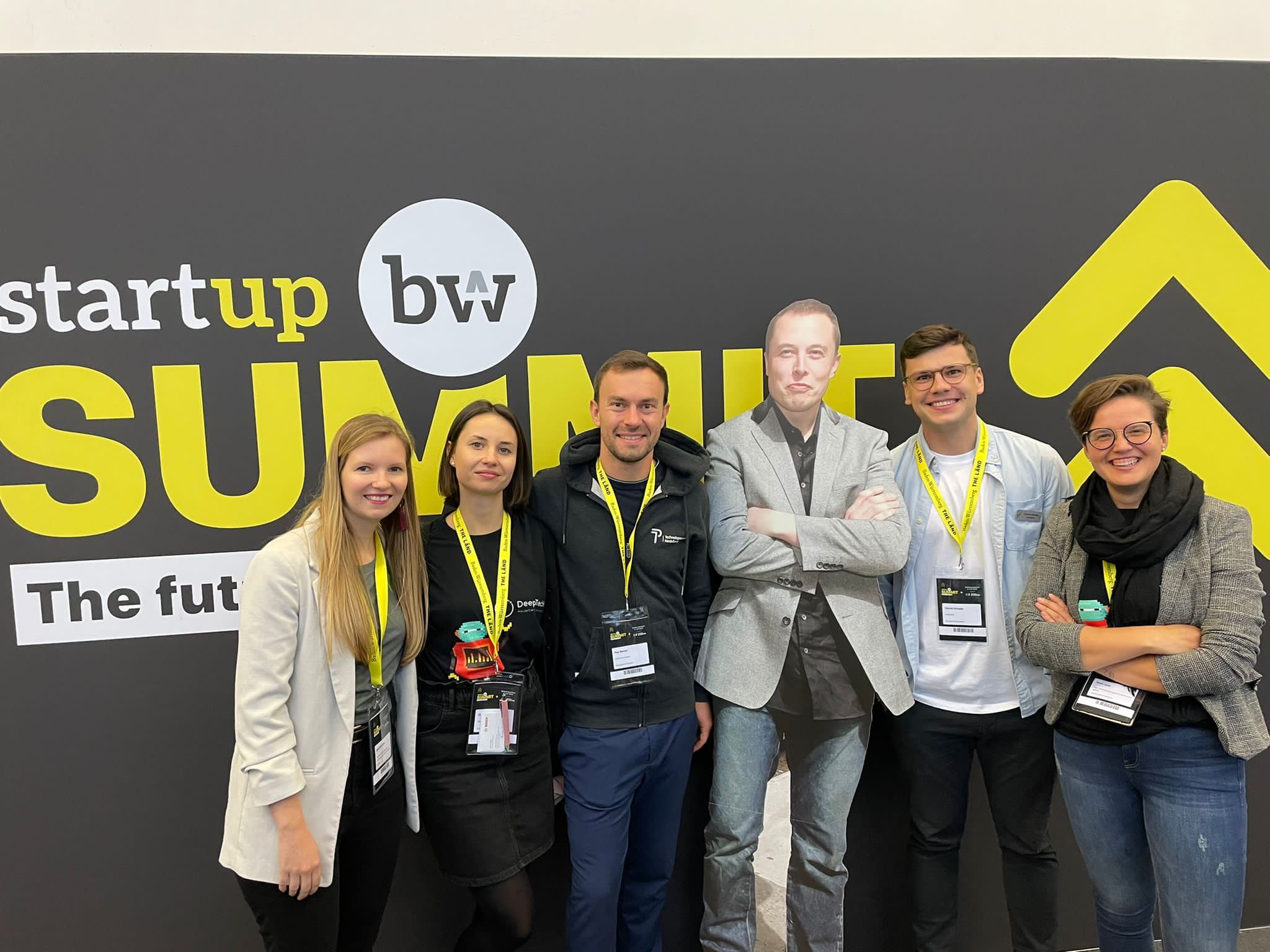 Das Up2B Team beim Startup BW Summit in Stuttgart